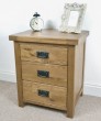 Bed side table with 3 drwers
