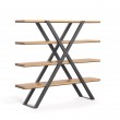 LAX solid wood rack