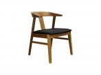 Chair with soft leather base AUGUSTS